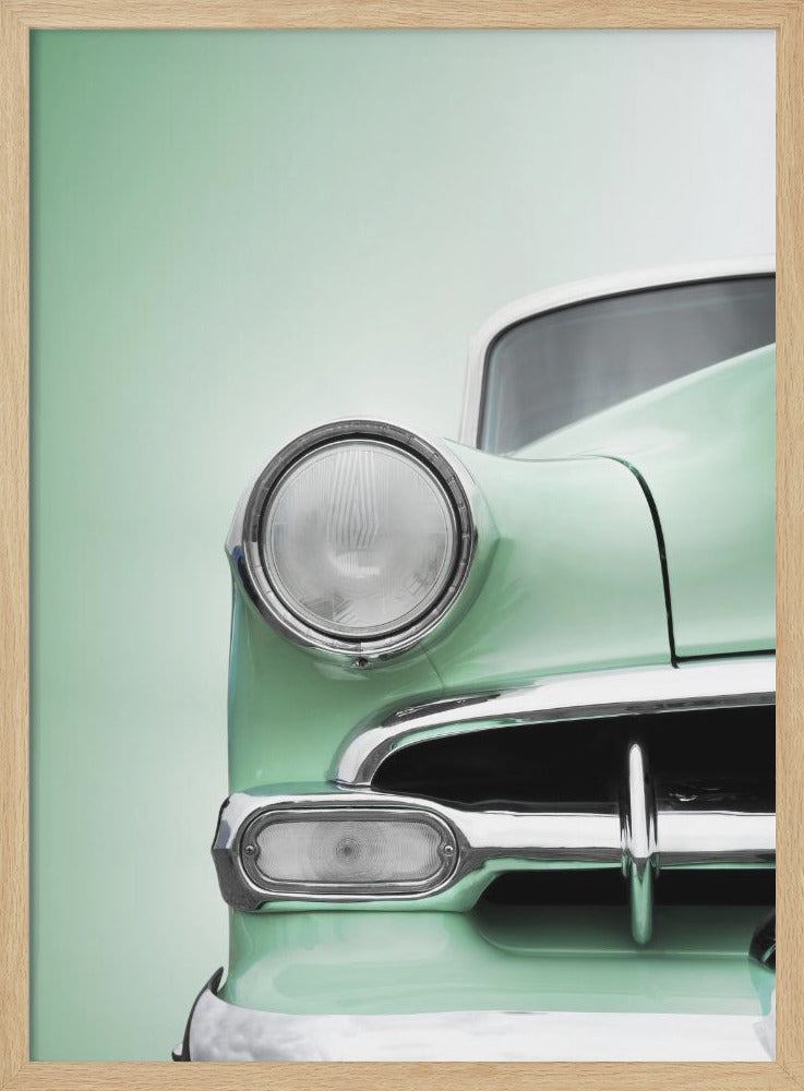 US classic car 1954 Bel Air Powerglide - Poster / Art Print