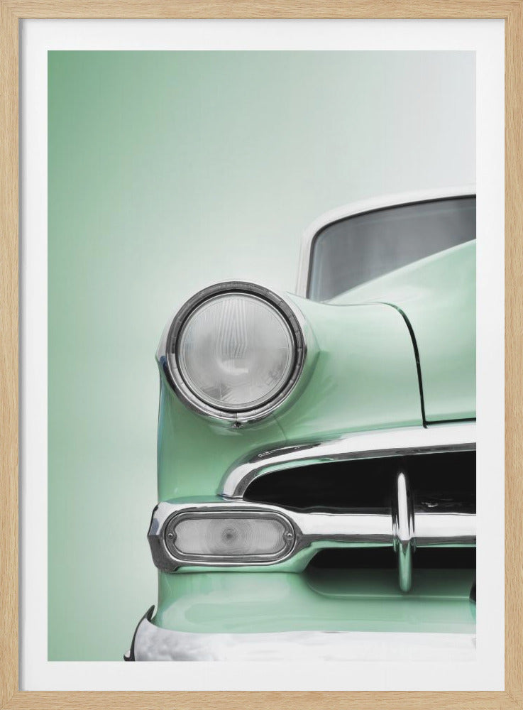 US classic car 1954 Bel Air Powerglide - Poster / Art Print