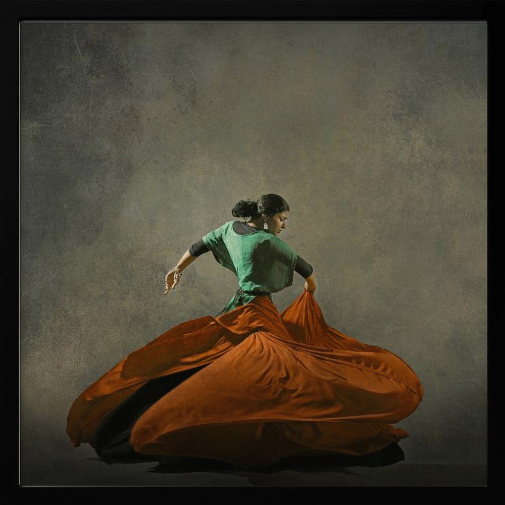 The girl & dance - Poster / Art Print