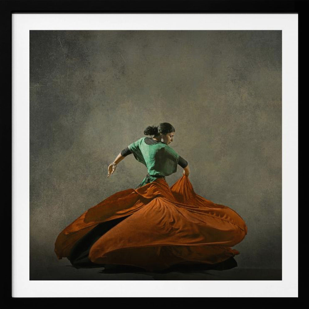 The girl & dance - Poster / Art Print
