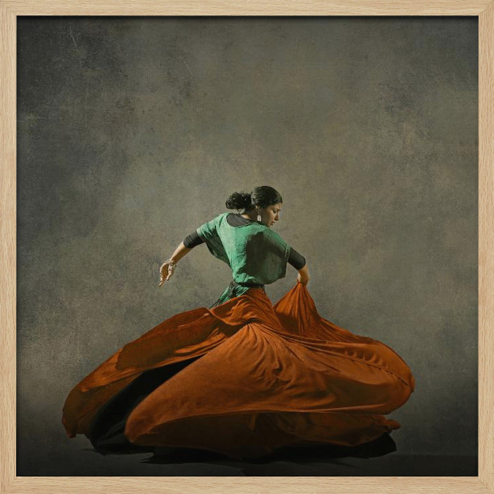 The girl & dance - Poster / Art Print