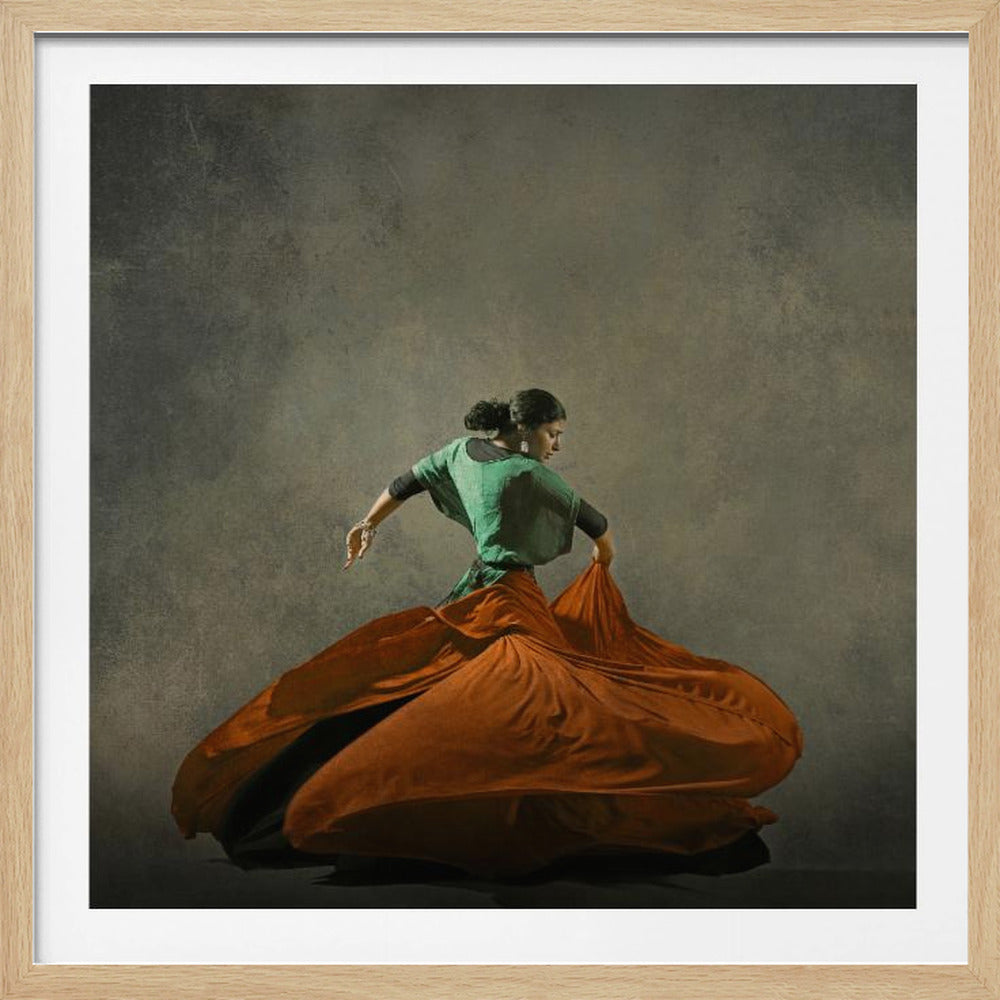 The girl & dance - Poster / Art Print
