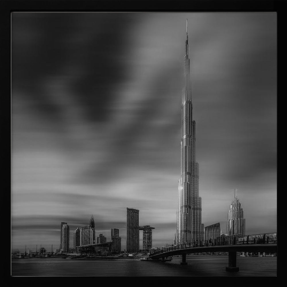 Dubai Downtown Cityscape, Dubai, UAE. - Posters / Art Prints