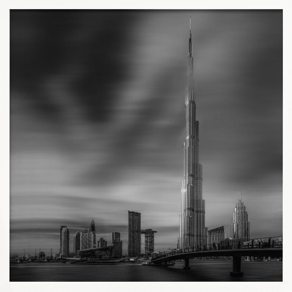 Dubai Downtown Cityscape, Dubai, UAE. - Posters / Art Prints