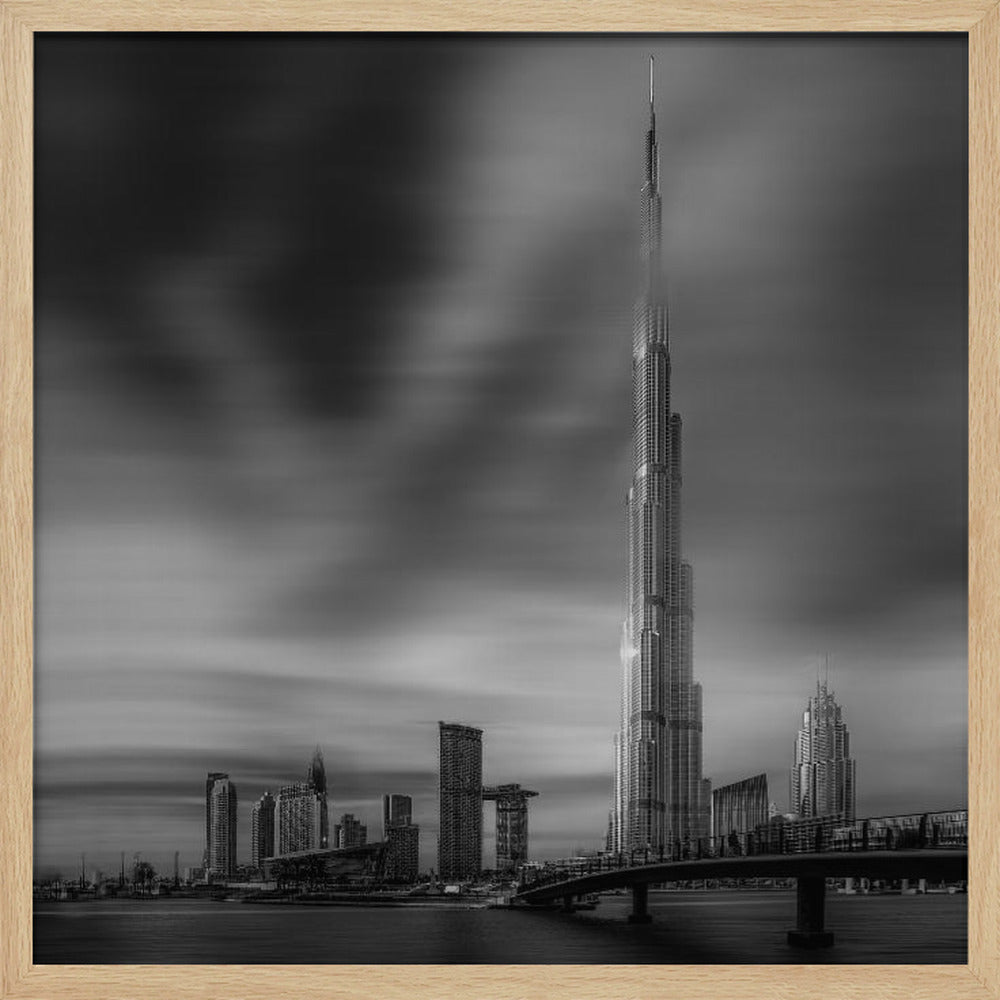 Dubai Downtown Cityscape, Dubai, UAE. - Posters / Art Prints