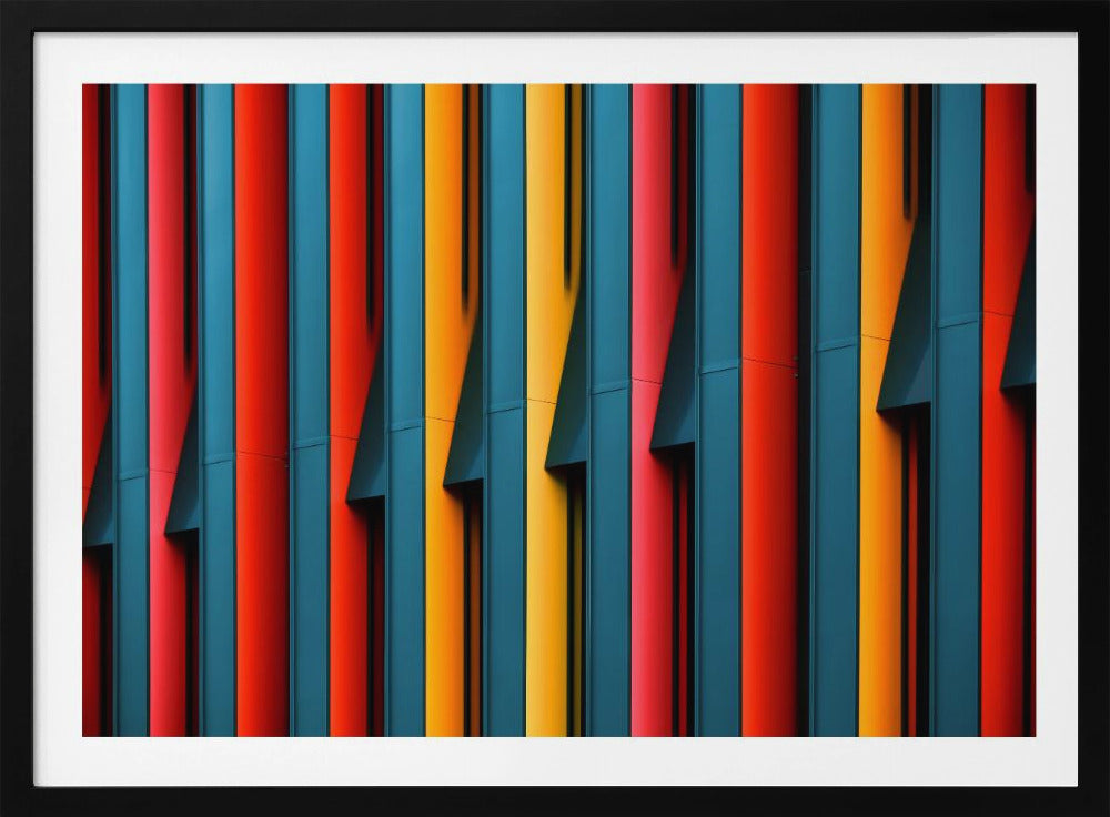 Colored Struts - Poster / Art Print