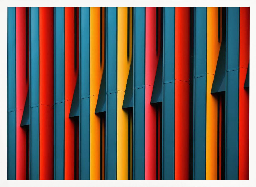 Colored Struts - Poster / Art Print