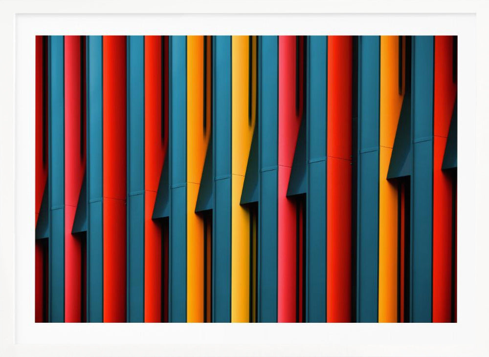 Colored Struts - Poster / Art Print