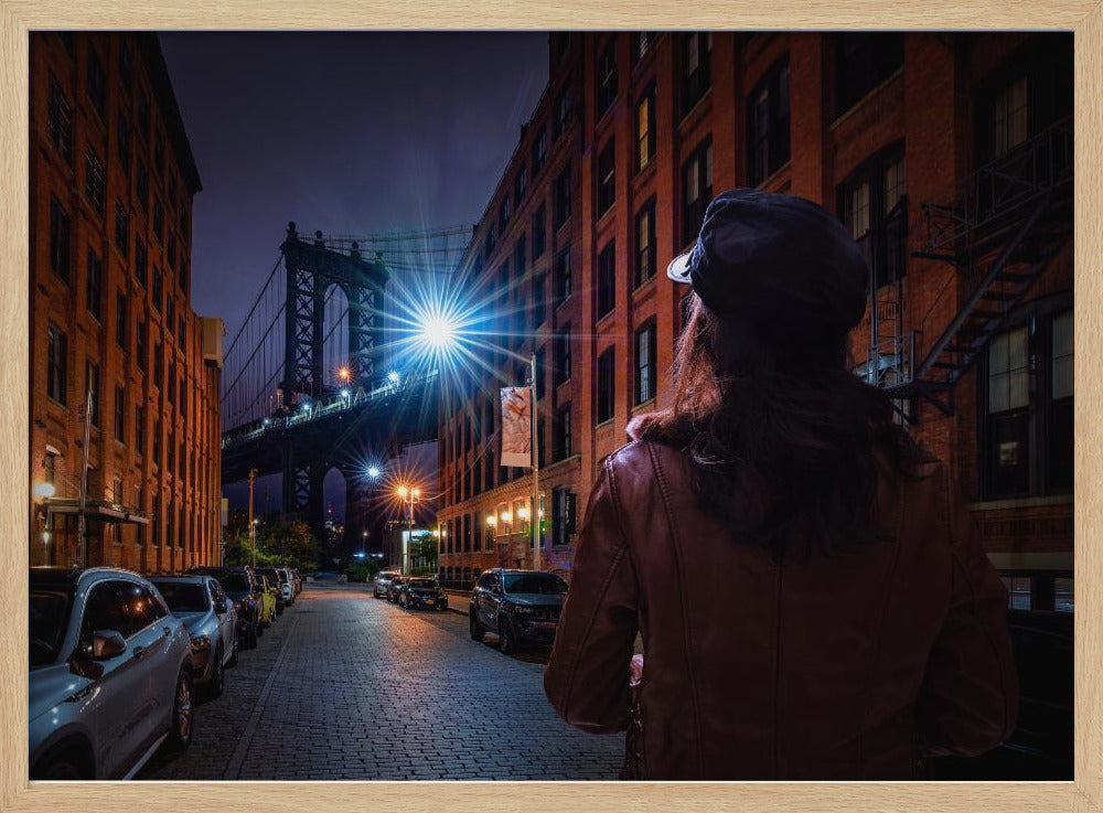 Manhattan bridge - Poster / Art Print