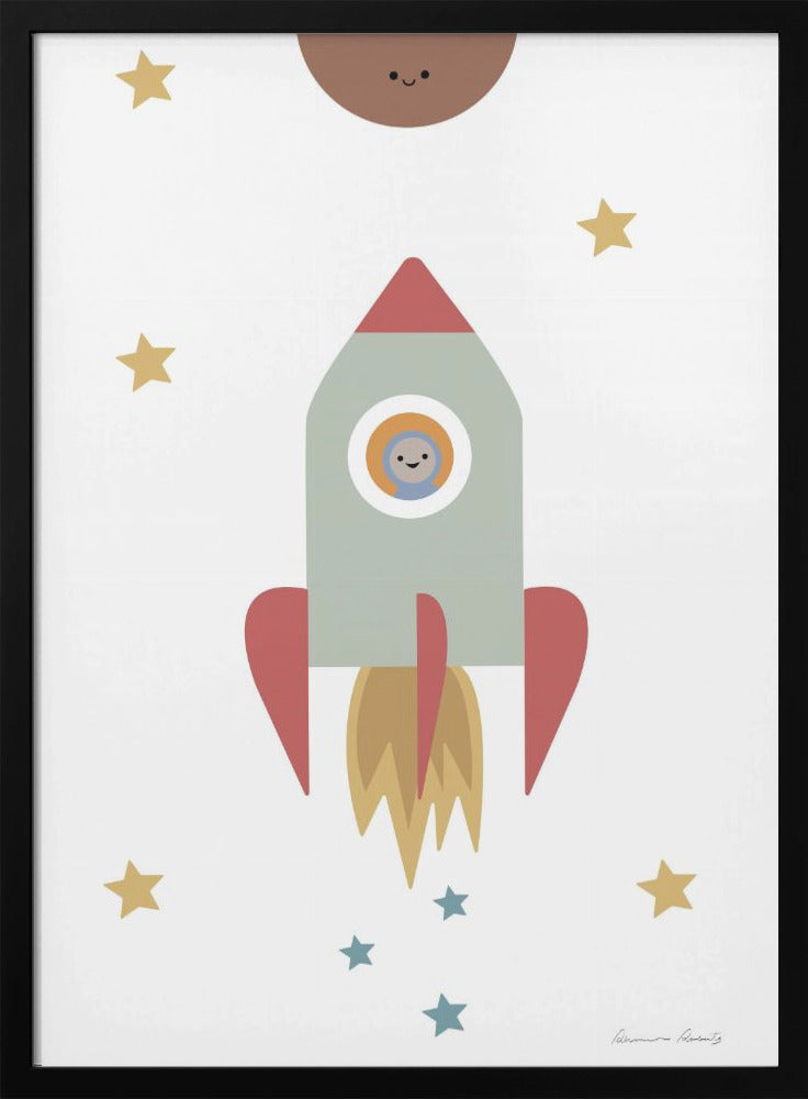 Solar Rocket - Poster / Art Print