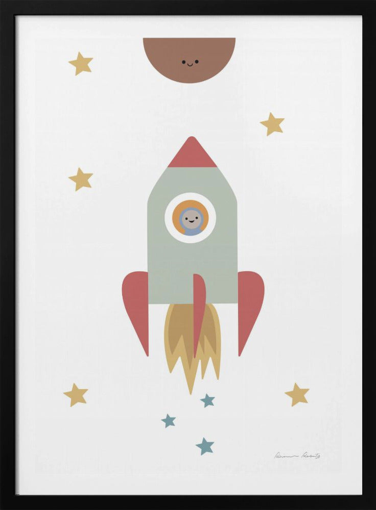 Solar Rocket - Poster / Art Print