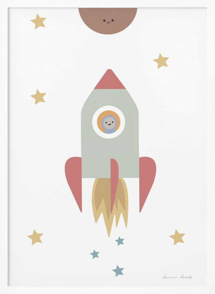 Solar Rocket - Poster / Art Print