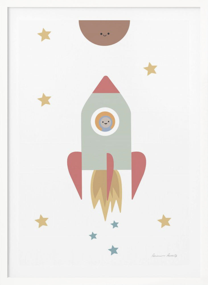 Solar Rocket - Poster / Art Print