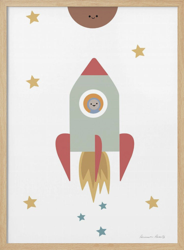 Solar Rocket - Poster / Art Print