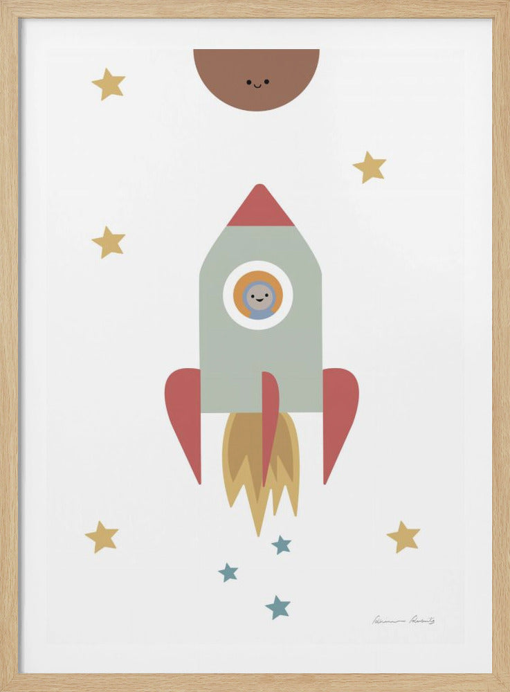 Solar Rocket - Poster / Art Print
