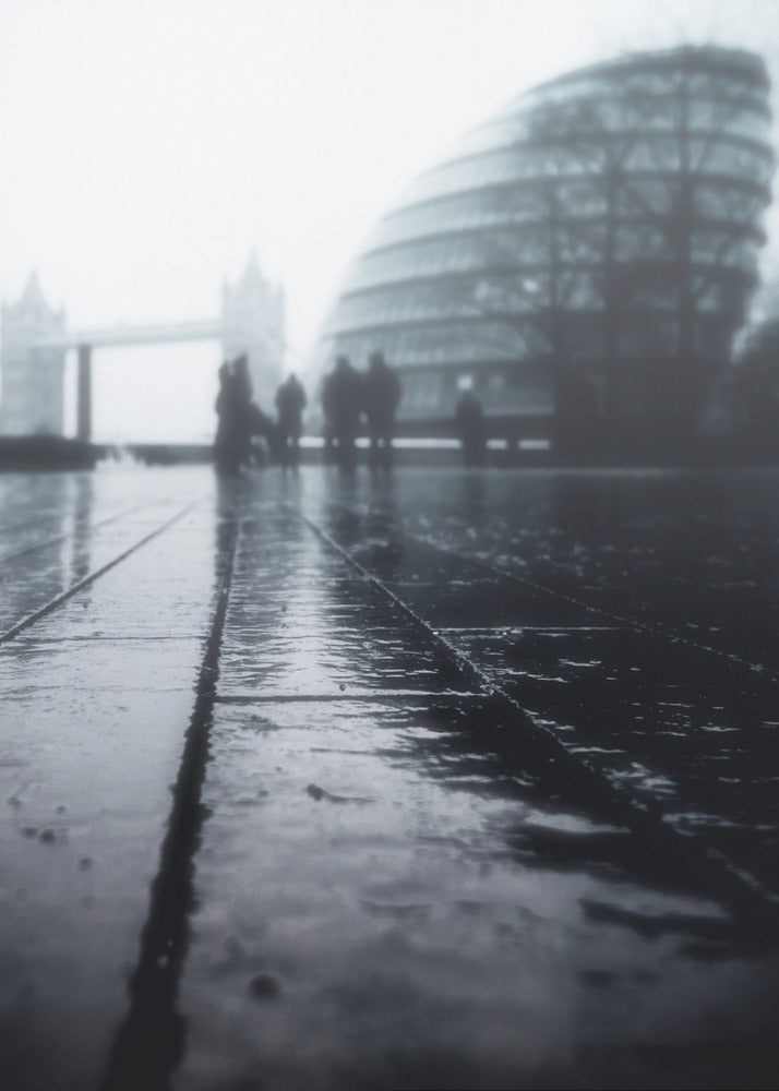 Misty hall - Poster / Art Print