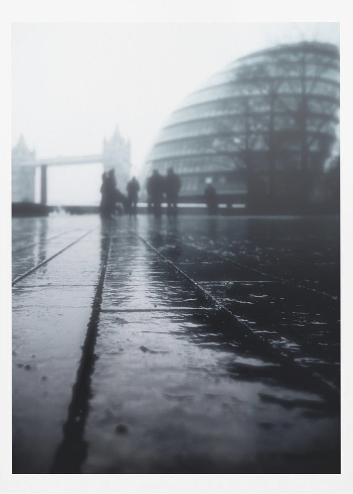 Misty hall - Poster / Art Print