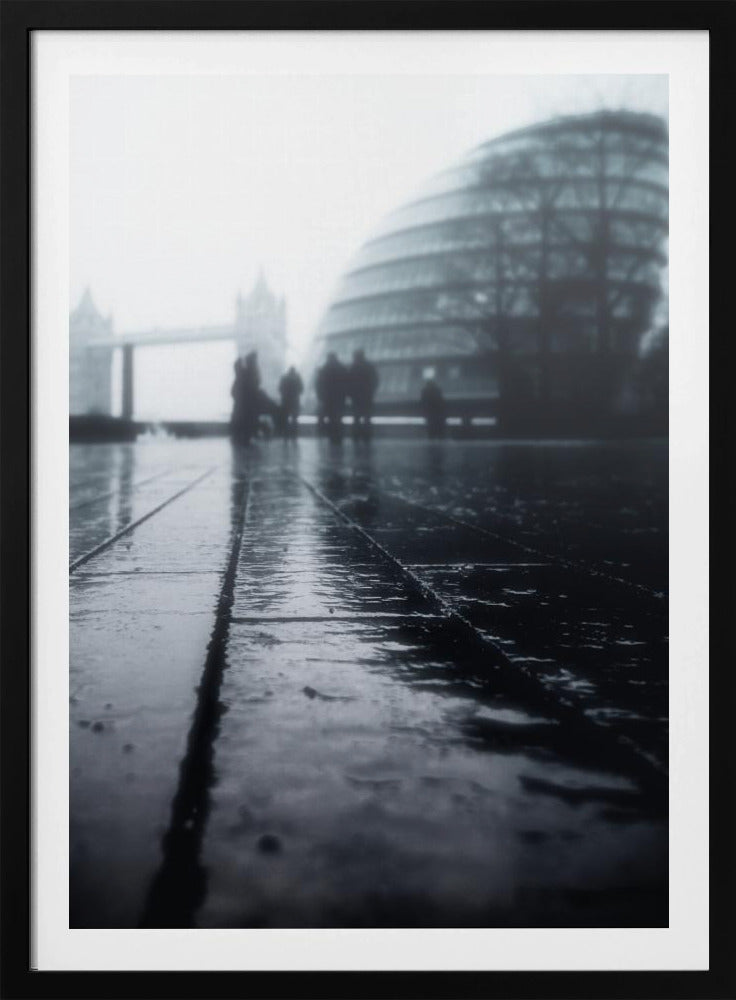 Misty hall - Poster / Art Print