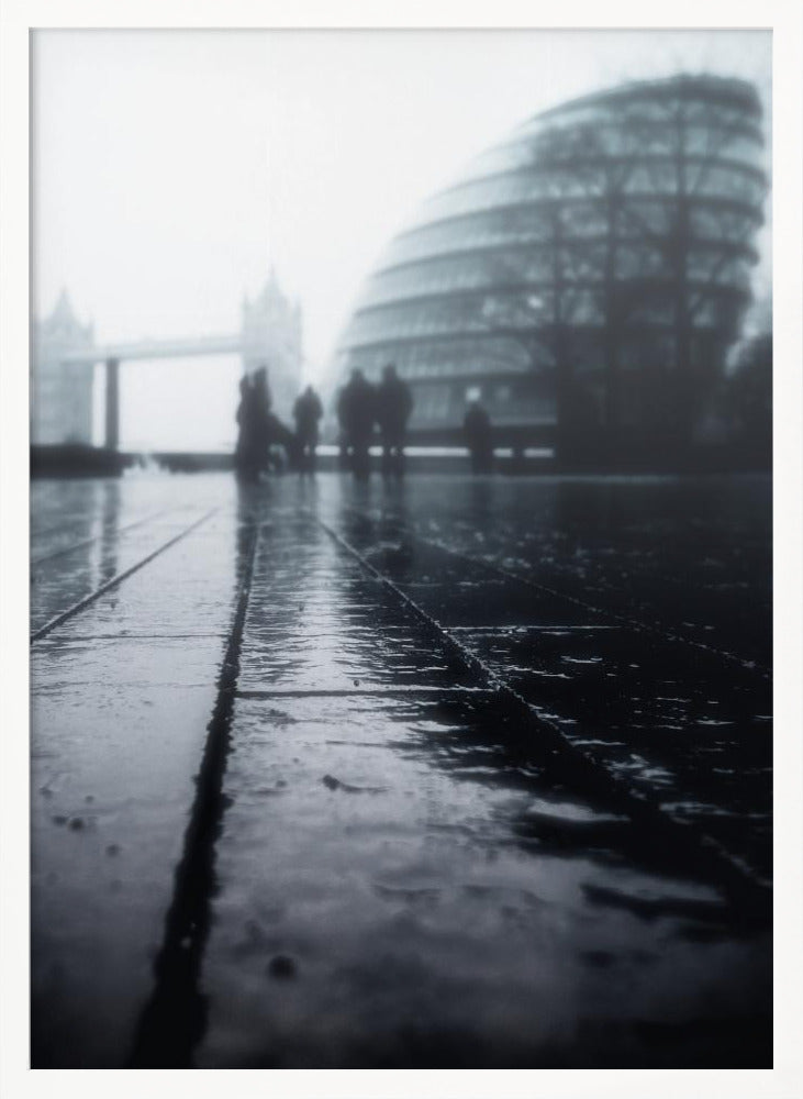 Misty hall - Poster / Art Print