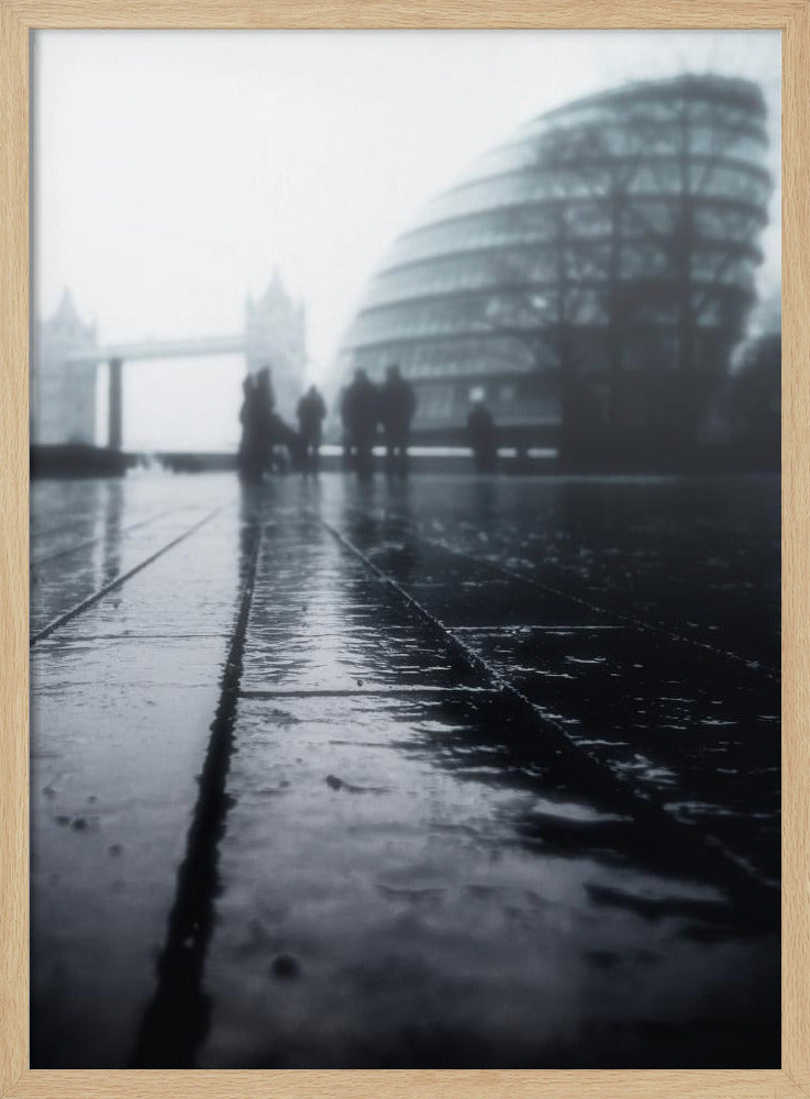 Misty hall - Poster / Art Print