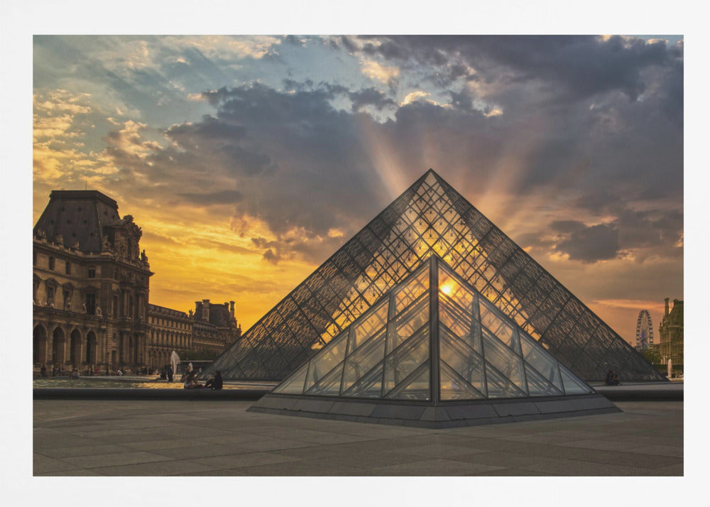Pirámide del Louvre - Poster / Art Print