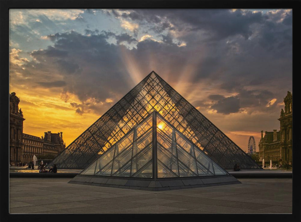 Pirámide del Louvre - Poster / Art Print