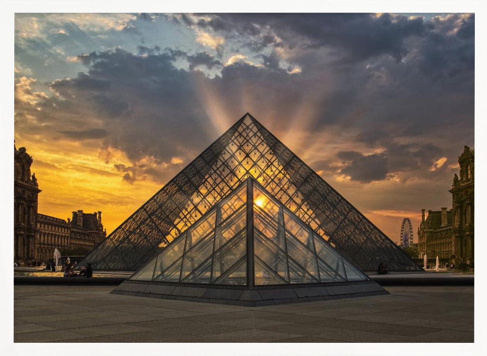 Pirámide del Louvre - Poster / Art Print