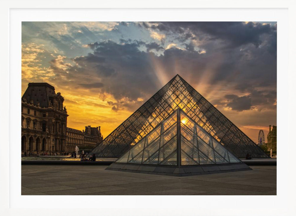 Pirámide del Louvre - Poster / Art Print