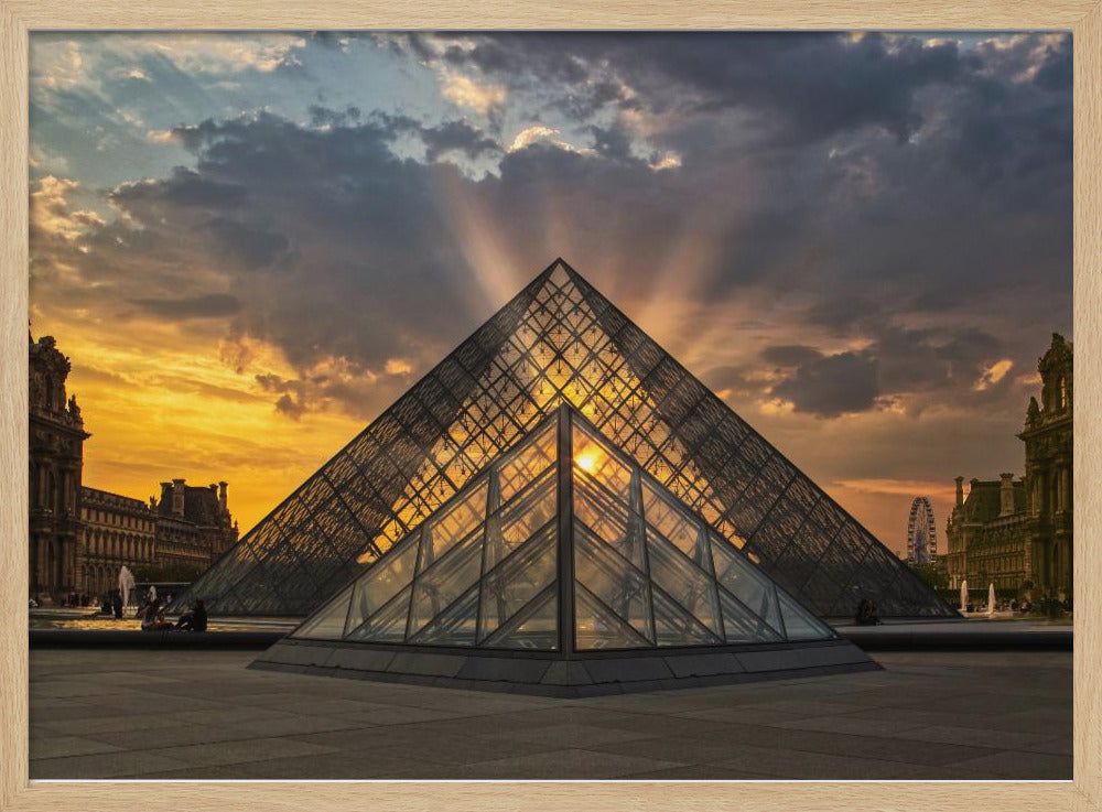 Pirámide del Louvre - Poster / Art Print
