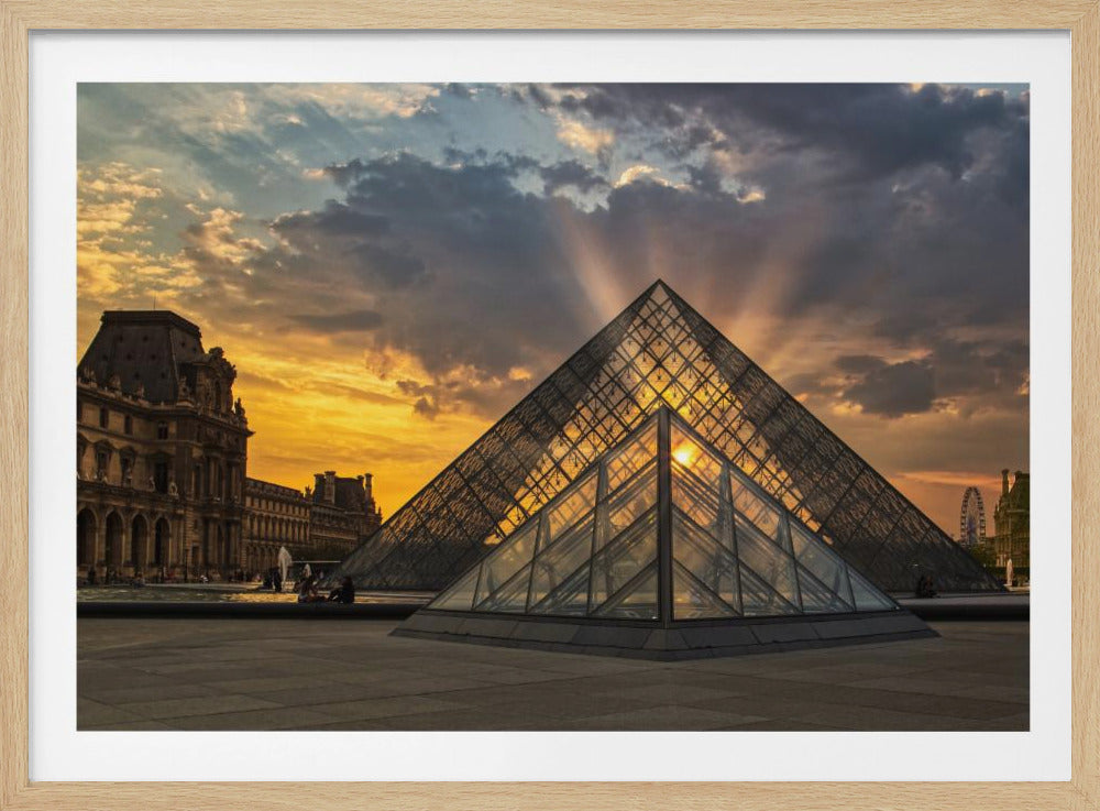 Pirámide del Louvre - Poster / Art Print