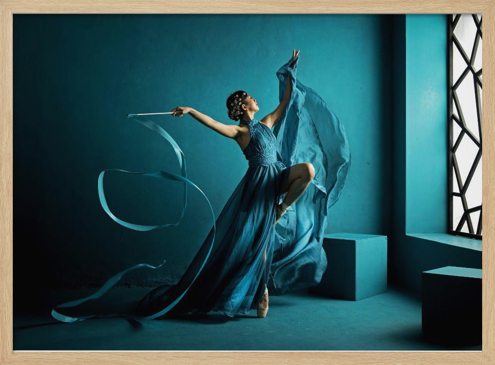 Blue Ribbon - Poster / Art Print