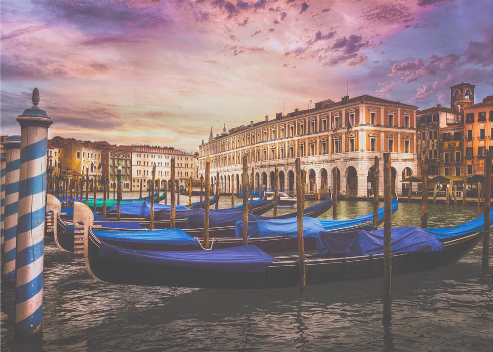 Gondolas of the Grand Canal - Poster / Art Print