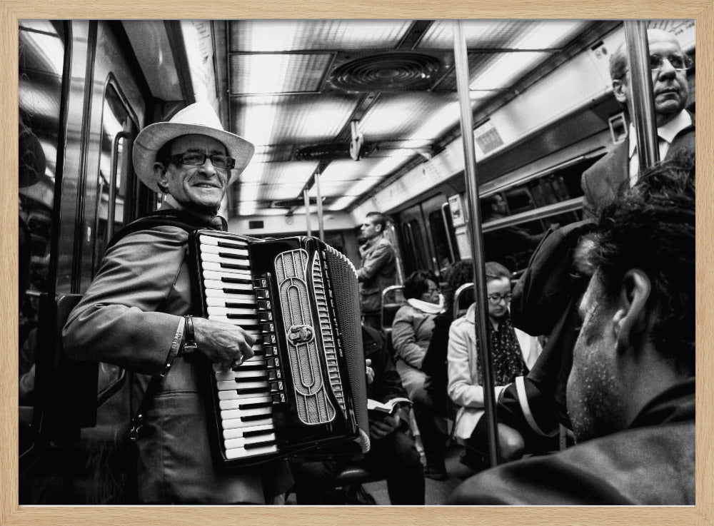 Music on the subway - Poster / Art Print