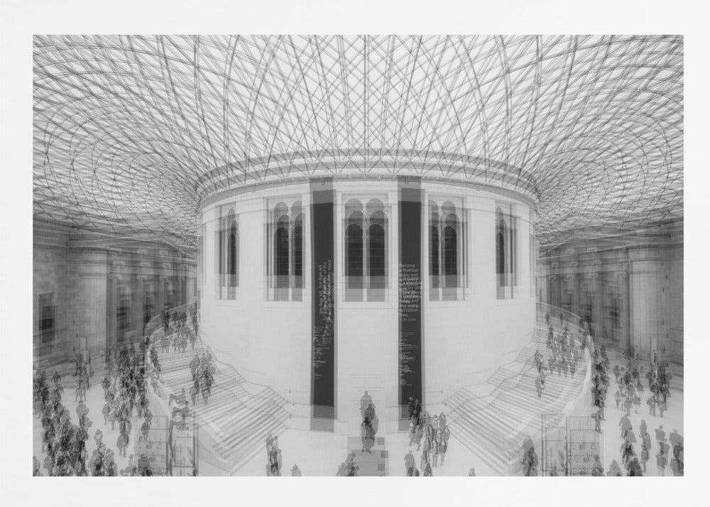 A visit to the British Museum - Poster / Art Print