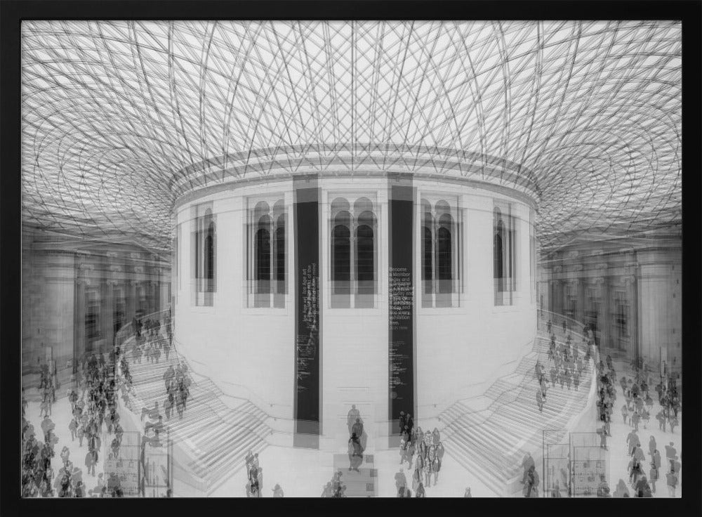 A visit to the British Museum - Poster / Art Print