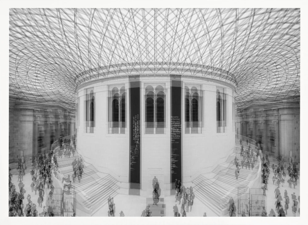 A visit to the British Museum - Poster / Art Print