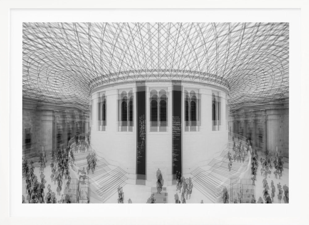 A visit to the British Museum - Poster / Art Print