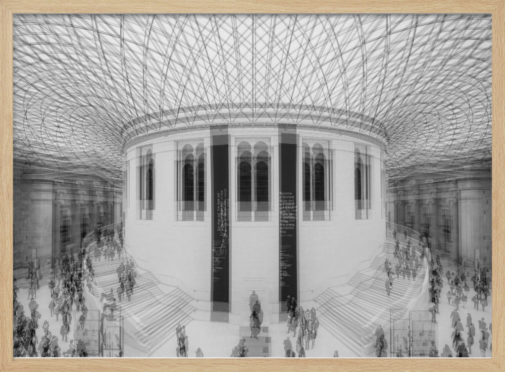 A visit to the British Museum - Poster / Art Print