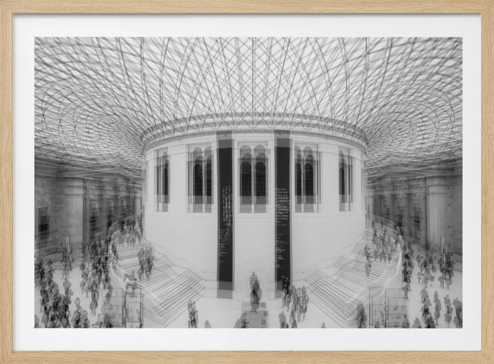 A visit to the British Museum - Poster / Art Print