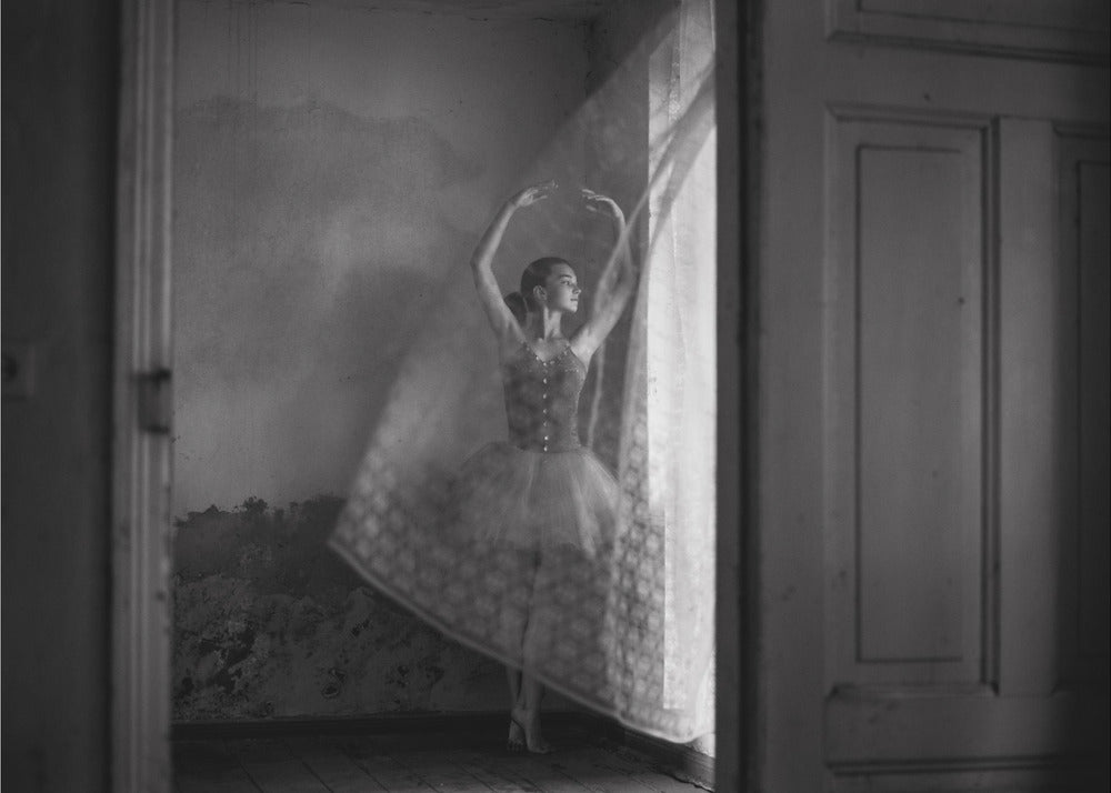 Window ballerina - Poster / Art Print