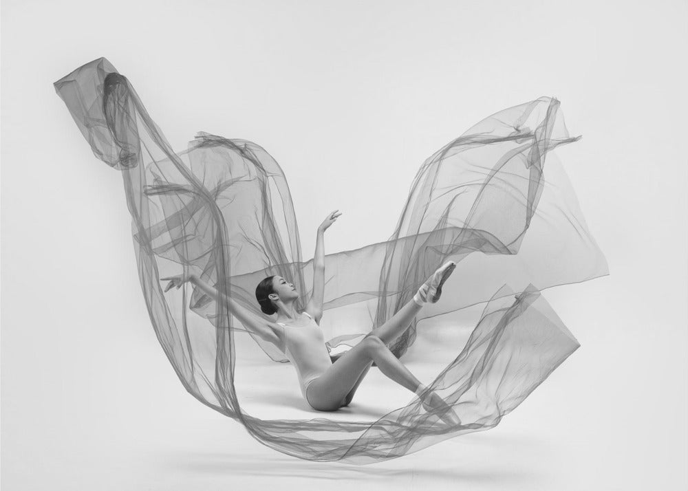 Ballerina Inside the cloth - Poster / Art Print