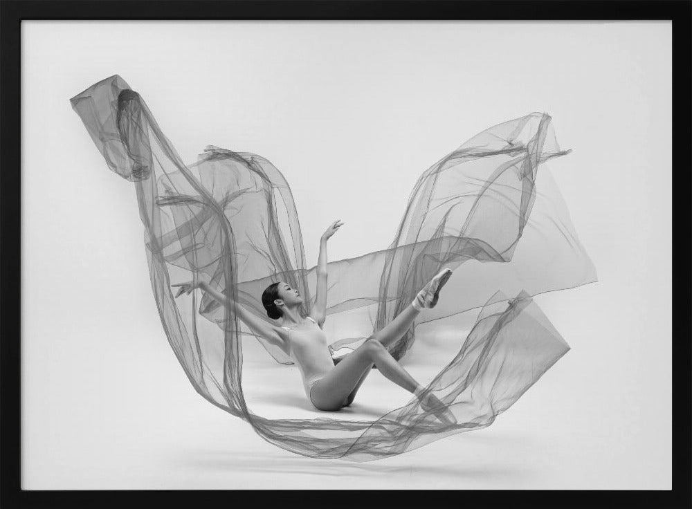 Ballerina Inside the cloth - Poster / Art Print