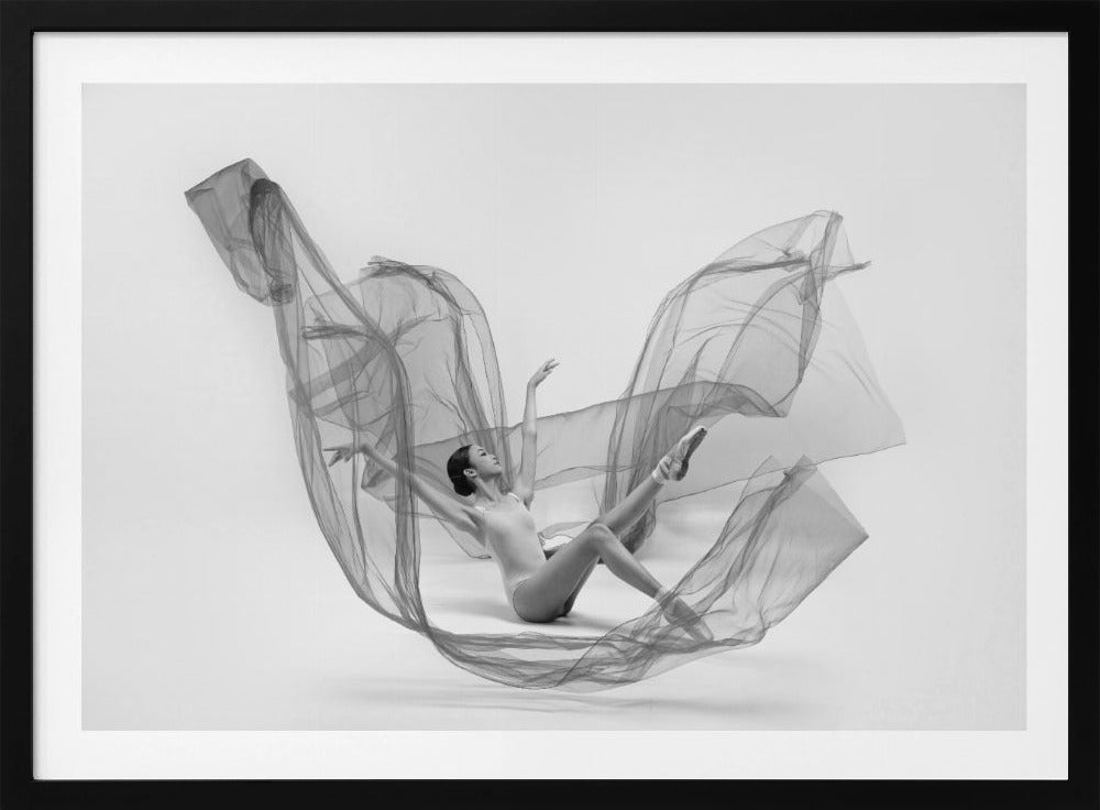 Ballerina Inside the cloth - Poster / Art Print