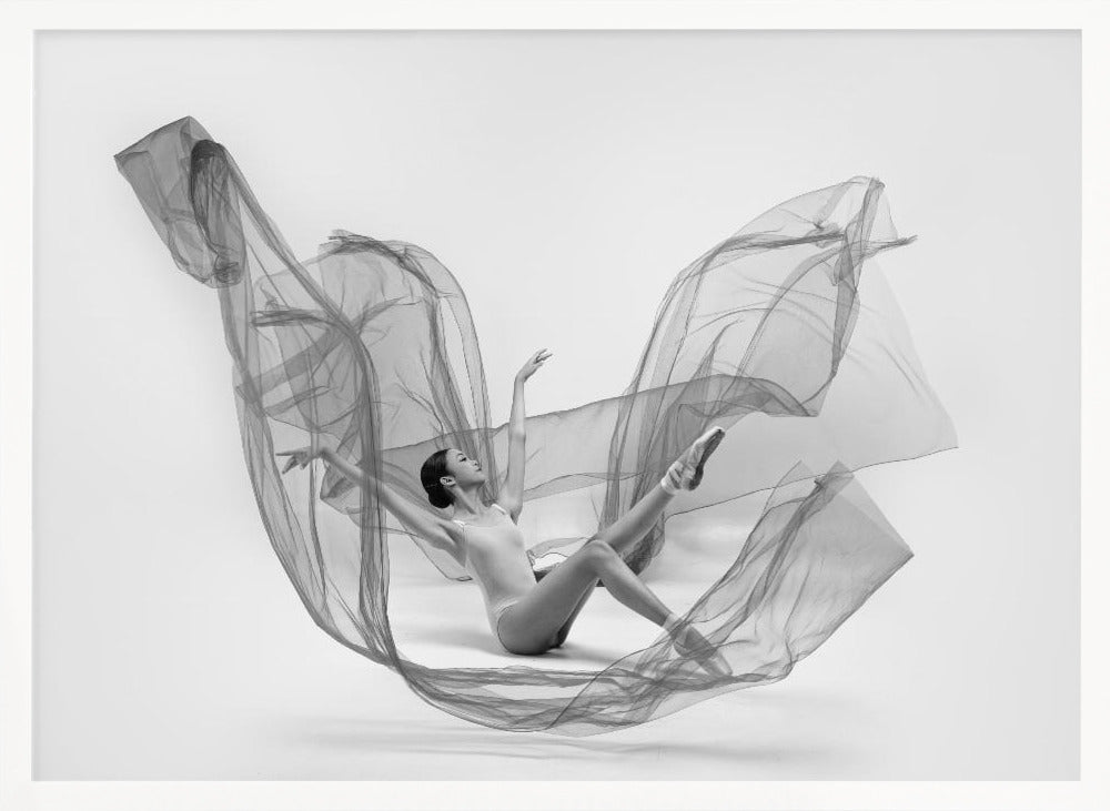 Ballerina Inside the cloth - Poster / Art Print