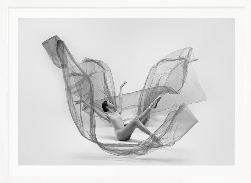 Ballerina Inside the cloth - Poster / Art Print
