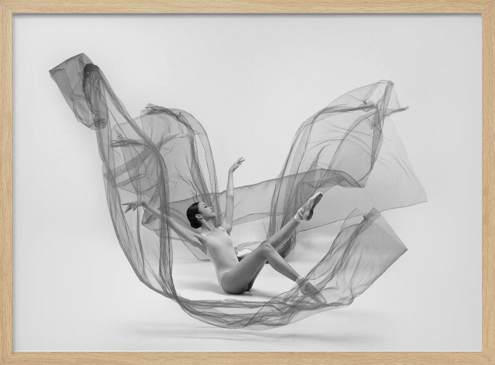Ballerina Inside the cloth - Poster / Art Print