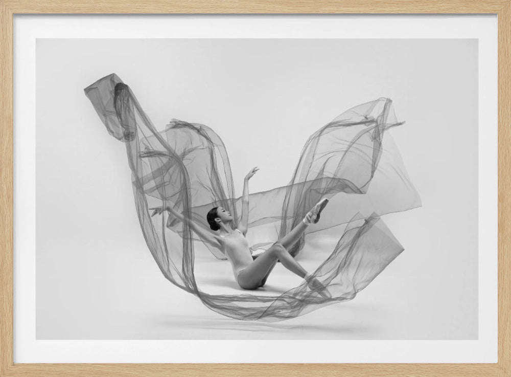Ballerina Inside the cloth - Poster / Art Print