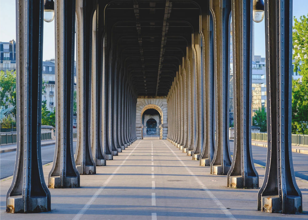 Bir Hakeim bridge perspective Paris - Poster / Art Print