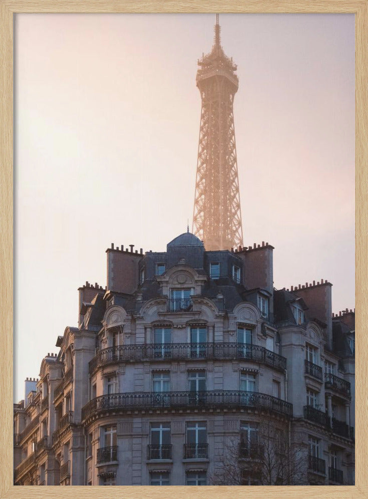 The peeking Eiffel - Poster / Art Print