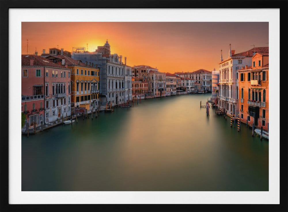 Sunset in Venice - Poster / Art Print
